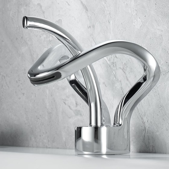 R21 chrome,black and gold basin mixer from china